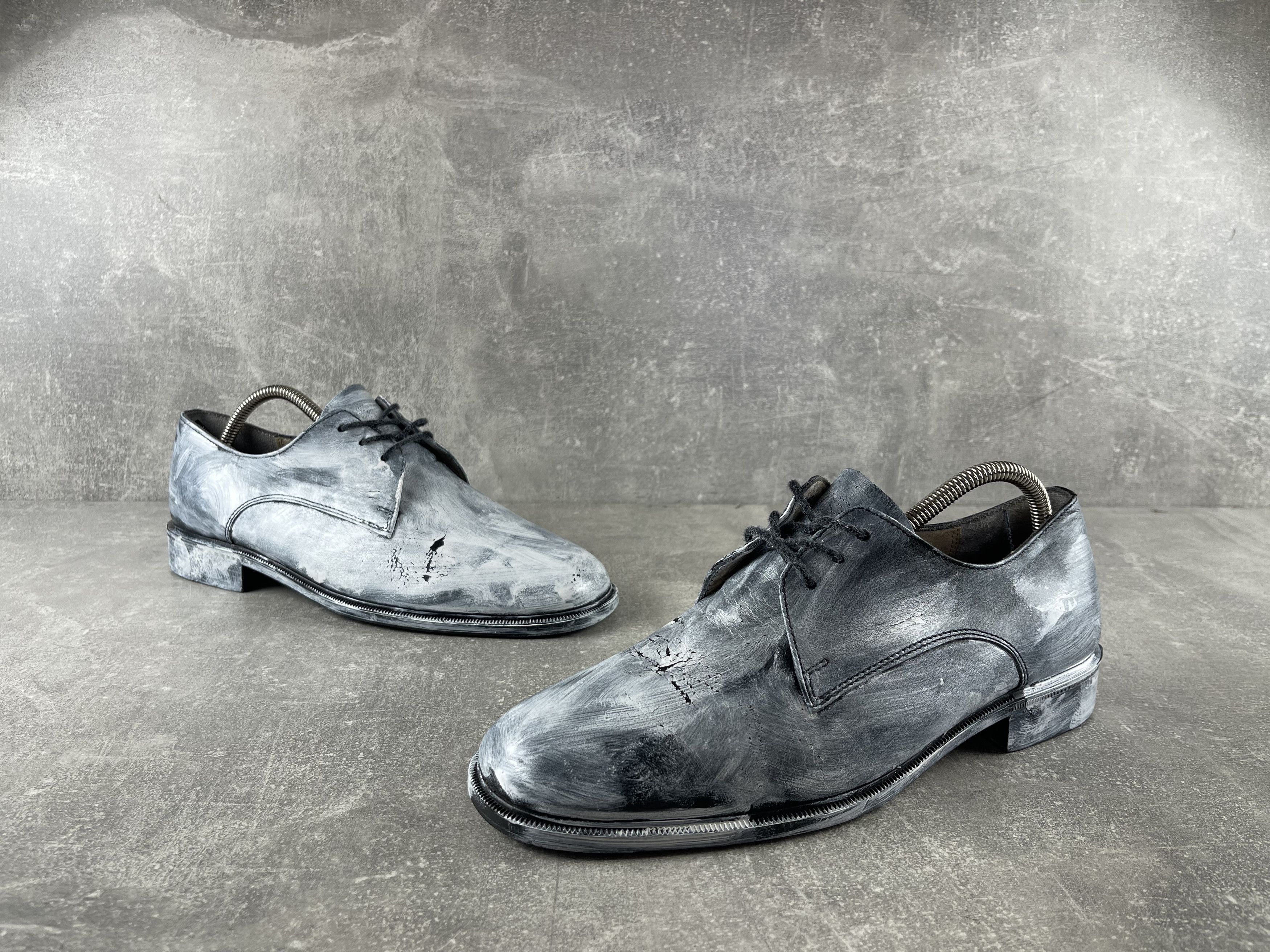 Other Avant garde painted maison margiela style leather boots Size US 9.5 / EU 42-43 - 3 Thumbnail