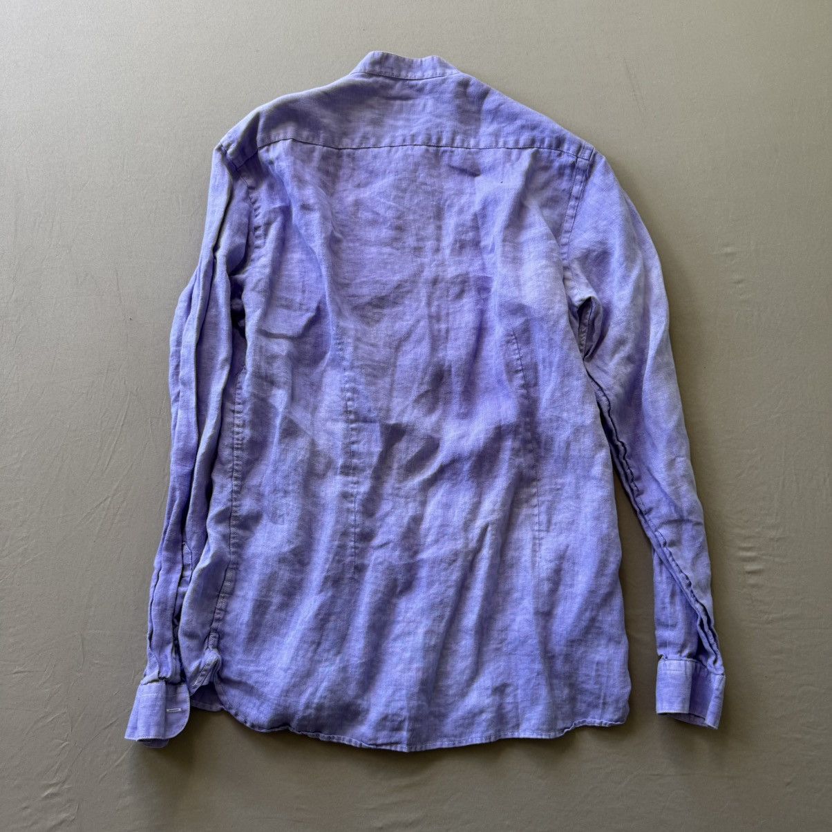 Zara Zara LINEN Mandarin Collar SHIRT Size US S / EU 44-46 / 1 - 2 Thumbnail