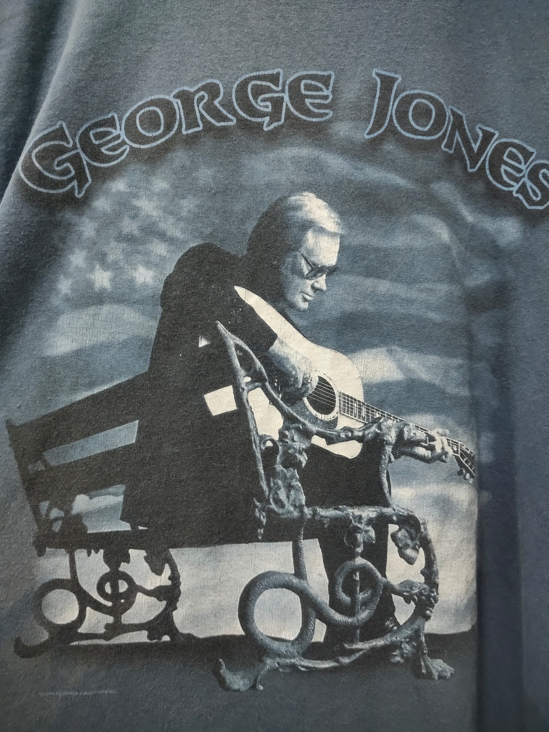 Band Tees Vintage George Jones Rock band t shirt tour Size US XL / EU 56 / 4 - 6 Thumbnail
