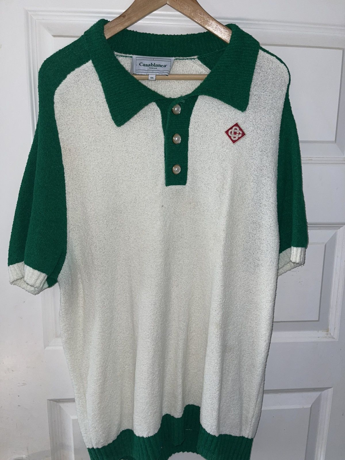 Casablanca CASABLANCA COLOUR BLOCKING BOUCLE POLO Size US XL / EU 56 / 4 - 2 Thumbnail