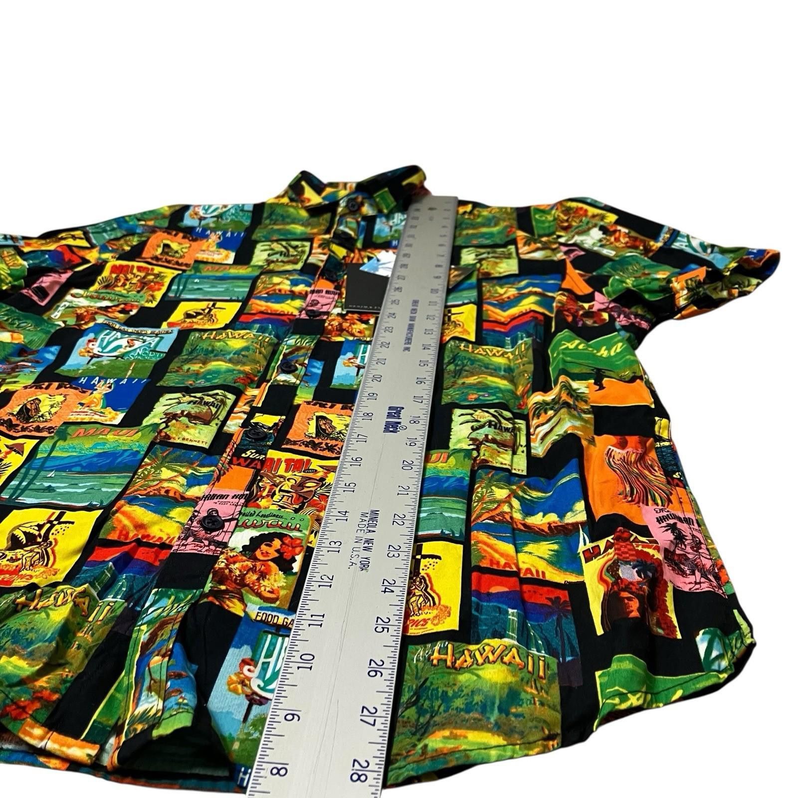 Denim & Flower Denim & Flower Shirt Mens L Hawaii Button Up Tropical Resort Size US L / EU 52-54 / 3 - 3 Thumbnail