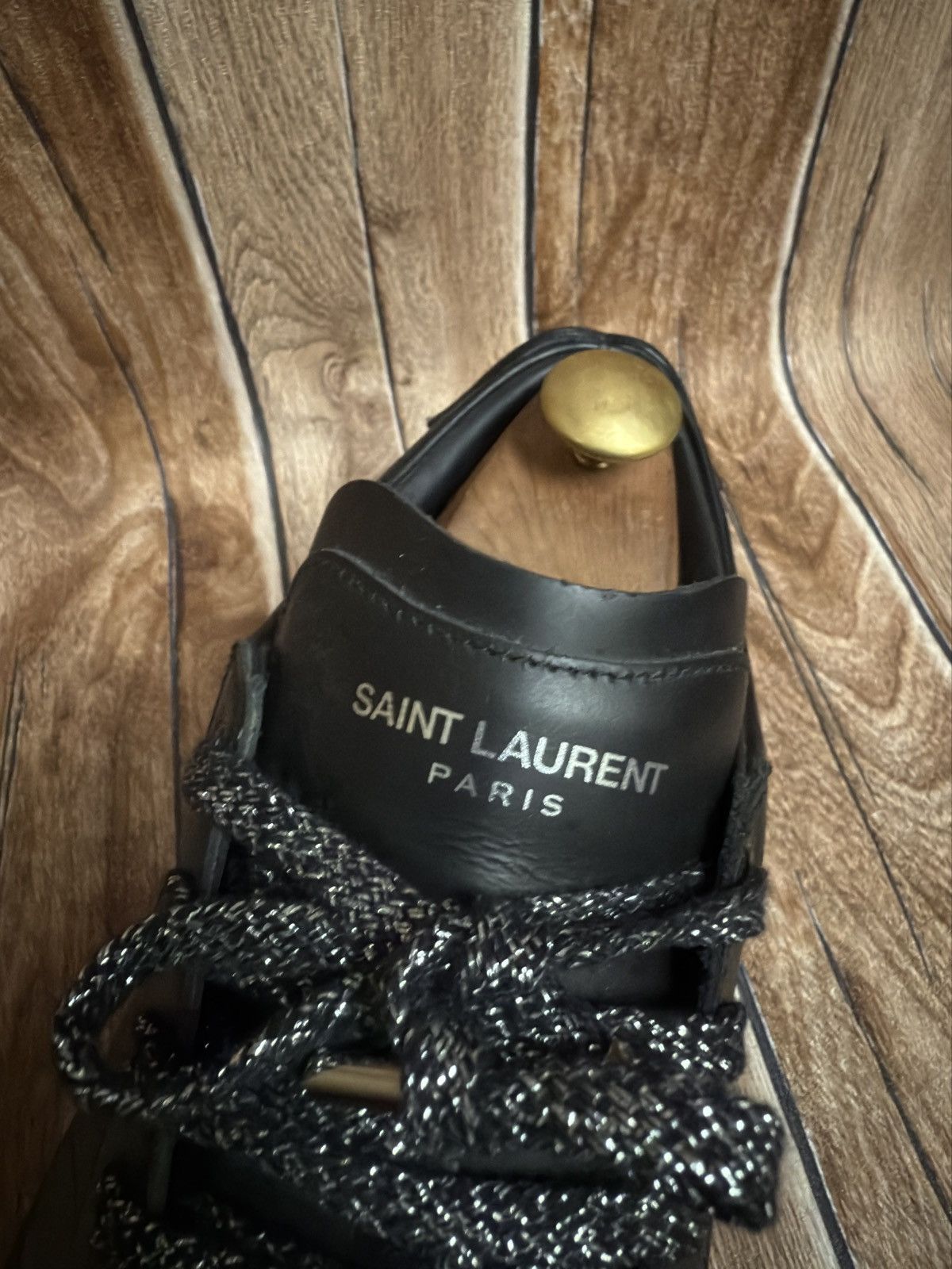 Hedi Slimane × Saint Laurent Paris Sl/01 court classic sneakers Size US 8.5 / EU 41-42 - 9 Thumbnail