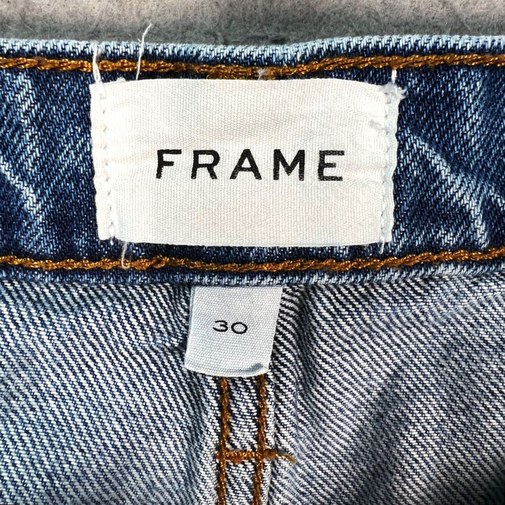 Frame VINTAGE FRAME Womens Frame Jeans High Rise Cropped 30 Blue Denim 5-Pocket Inseam 27 Cotton Blend Shirt? Size 30" / US 8 / IT 44 - 3 Thumbnail