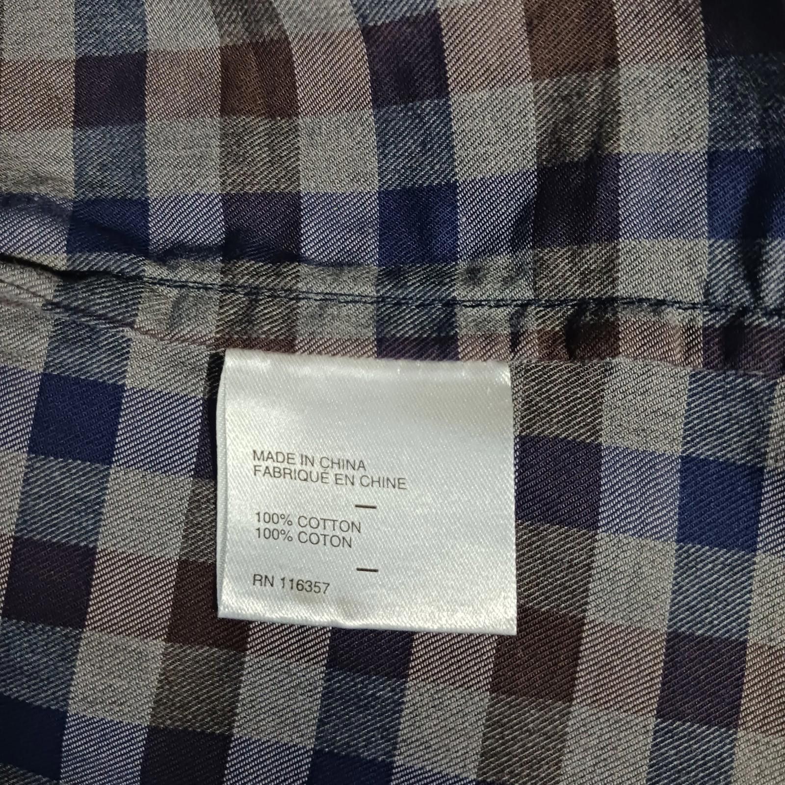 Zachary Prell Zachary Prell Shirt Men’s XL Gray Blue Brown Plaid Button Up Size US XL / EU 56 / 4 - 4 Thumbnail