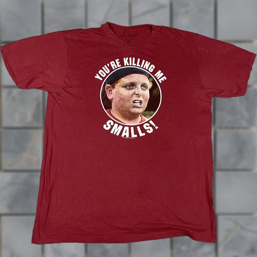 Vintage VINTAGE Sandlot Tshirt Men’s XL Red Burgundy Movie Quote You’re Killing Me Smalls Adult Shirt graphic Print Crew Neck Short Sleeve Nike Size US XL / EU 56 / 4 - 1 Thumbnail