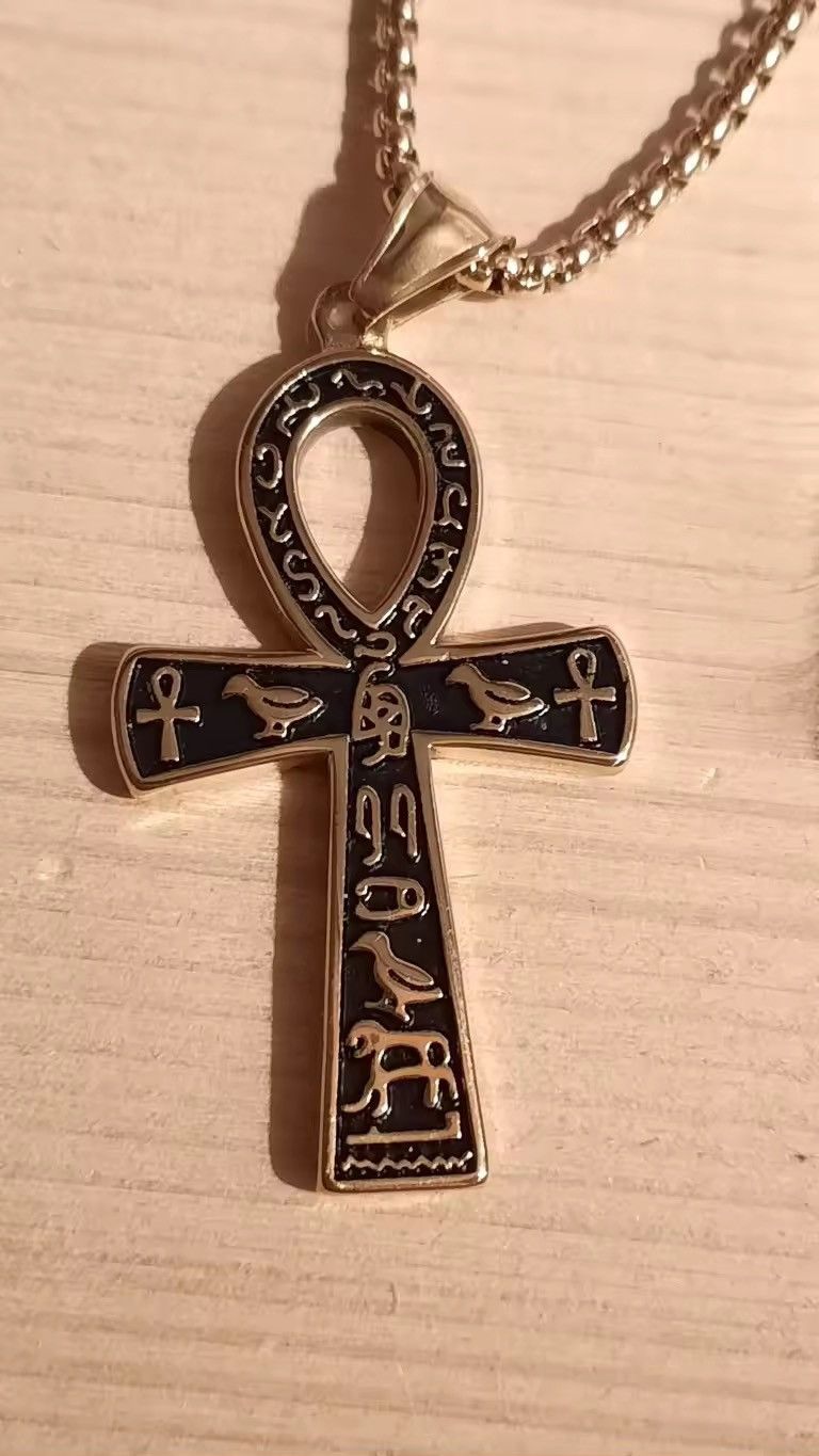 Jewelry Ankh Cross Pendant Necklace Size ONE SIZE - 4 Thumbnail