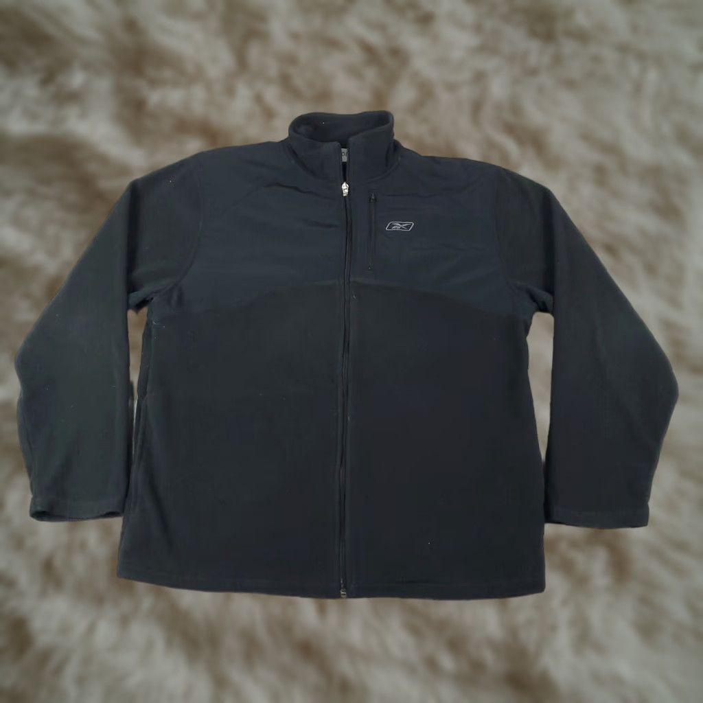 Reebok Reebok Jacket Mens M Black Fleece Lined Full Zip Windbreaker Size US M / EU 48-50 / 2 - 1 Thumbnail