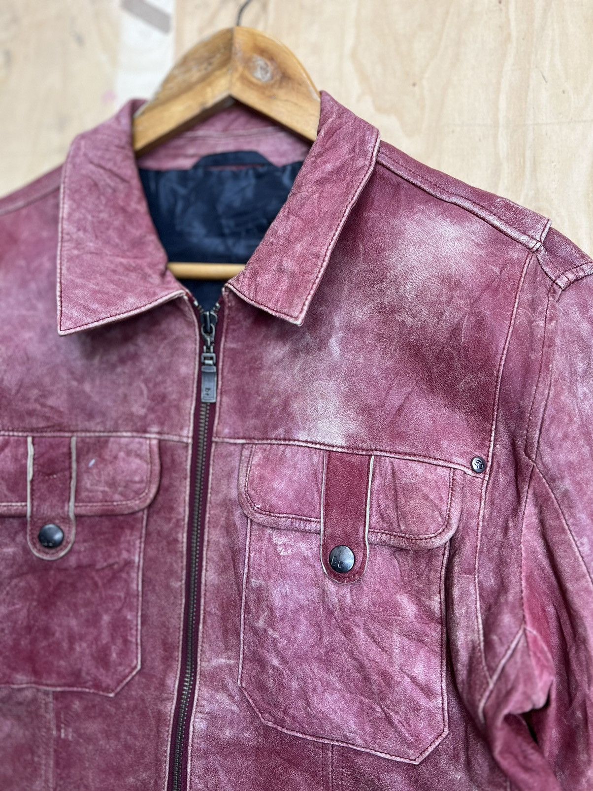 Vintage 🔥🔥🔥NEEDGONE🔥🔥🔥Vintage Barassi Leather Jacket Size US S / EU 44-46 / 1 - 4 Thumbnail