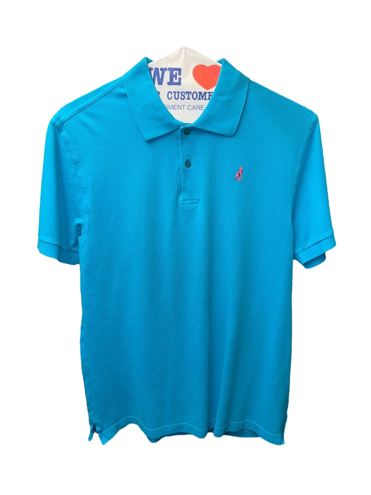 Pink Jermyn Street London Thomas Pink Jermyn Street London Cyan Polo T-Shirt  Fox, image size:1200x1600