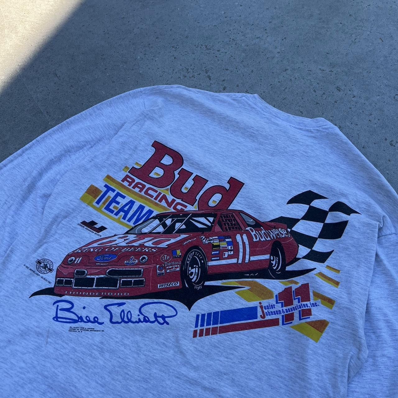 Budweiser vintage 1990s bud racing team longsleeve Size US L / EU 52-54 / 3 - 3 Thumbnail