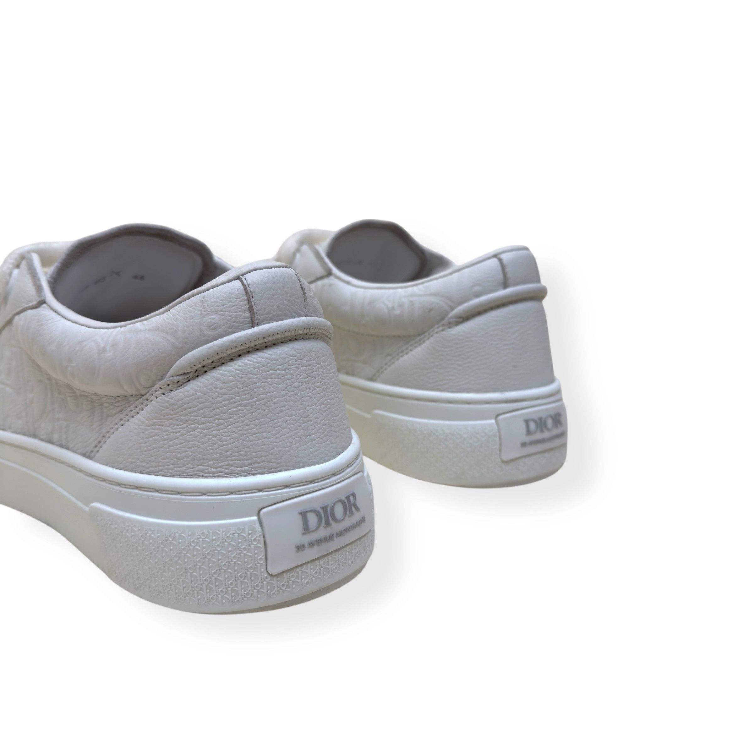 Dior DIOR B33 OBLIQUE LEATHER SPIN SNEAKER WHITE 45 / UK11 Size US 12 / EU 45 - 10 Thumbnail