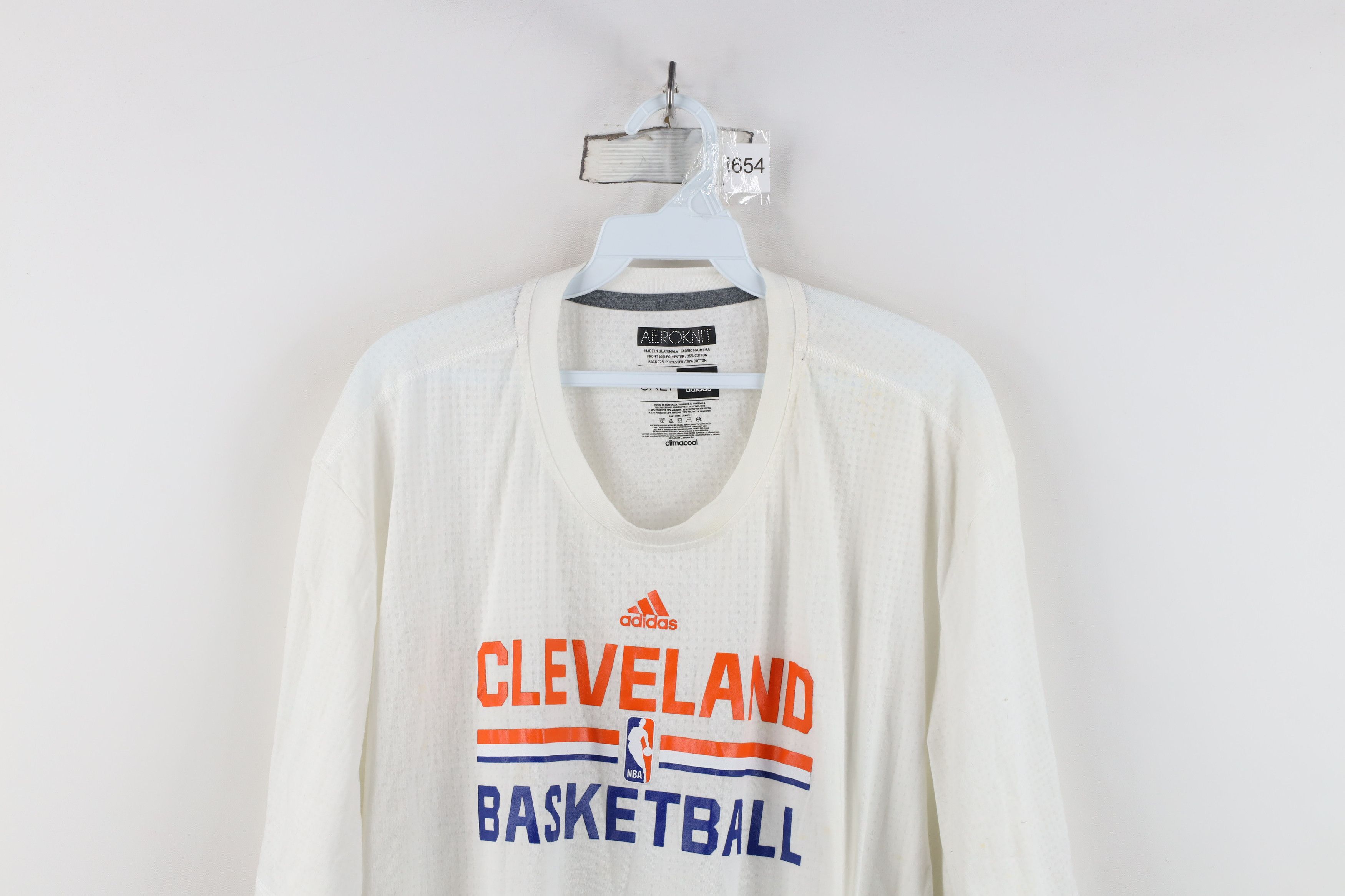 Adidas Adidas Aeroknit Cavaliers Basketball Short Sleeve T-Shirt Size US XXL / EU 58 / 5 - 2 Thumbnail