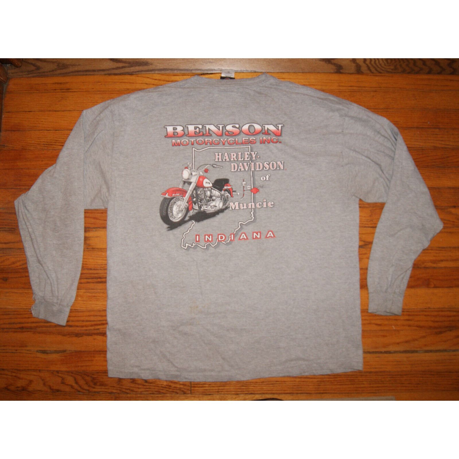 Harley Davidson VTG Harley Davidson Flames 2XL TShirt USA Distressed Size US XXL / EU 58 / 5 - 4 Thumbnail
