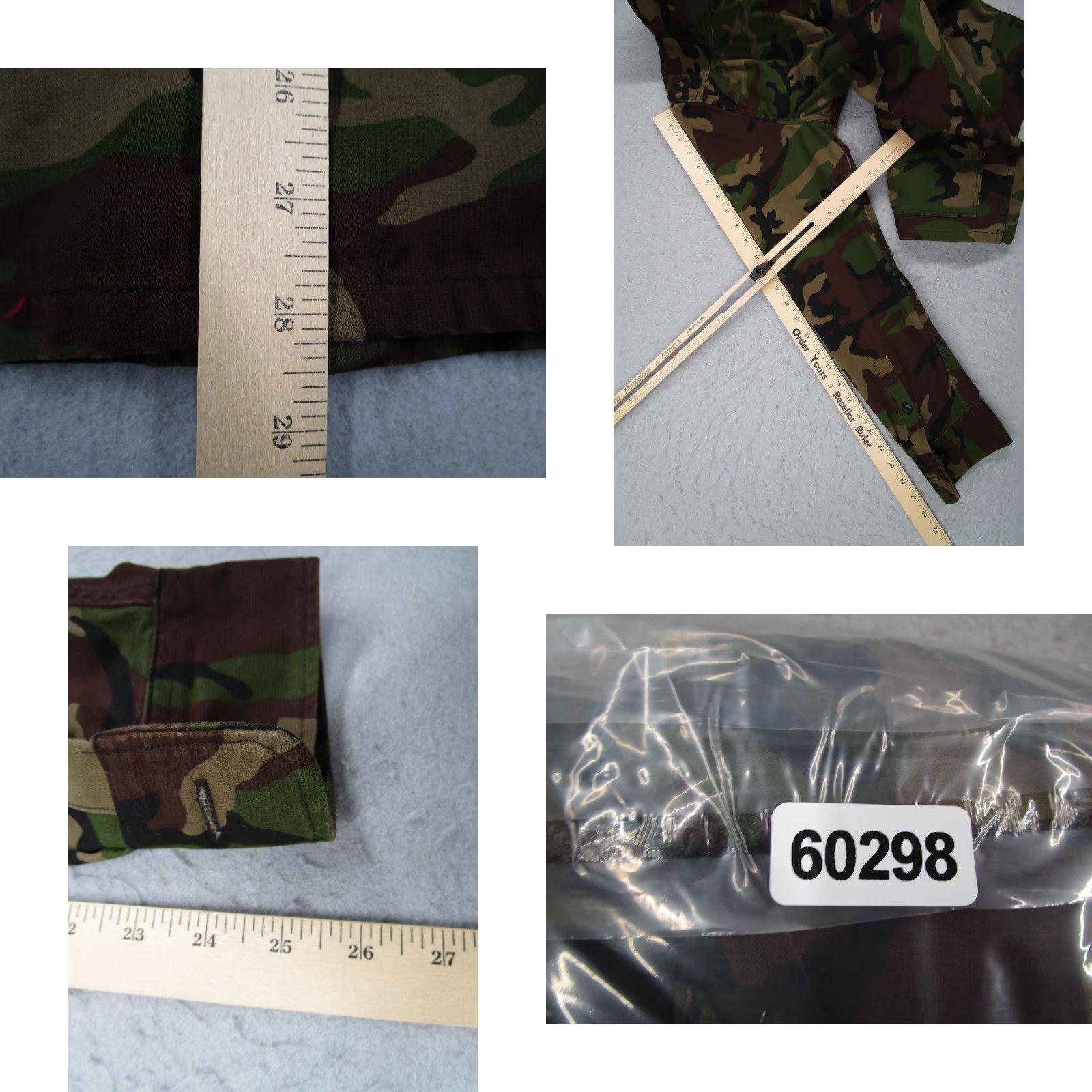 Vans Vans Jacket Mens Medium Green Camo Shirt Chore Coat Classic Fit Button Front Size US M / EU 48-50 / 2 - 8 Thumbnail