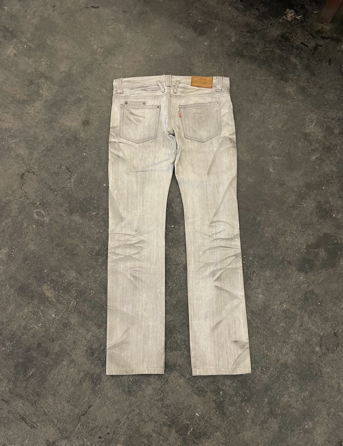 image of Tornado Mart x Tornado Mart Japan Jeans in Grey, Men's (Size 34)