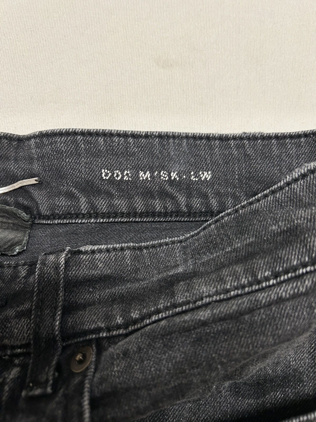 Saint Laurent Paris FW2018 D02 Distressed Waxed Denim Size US 30 / EU 46 - 5 Thumbnail