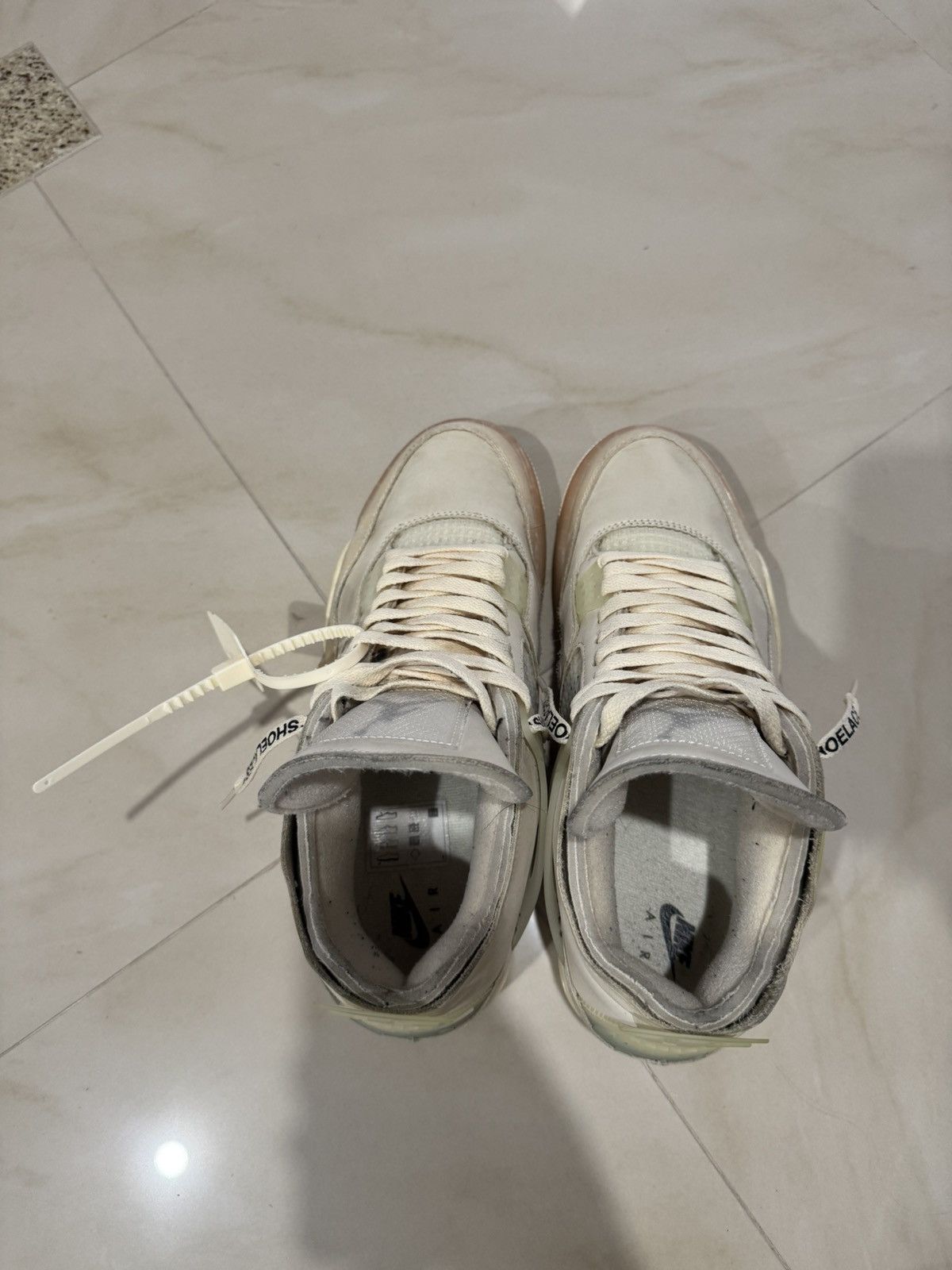 Jordan Brand × Off-White Off White x Jordan 4s Size US 12 / IT 42 - 6 Thumbnail