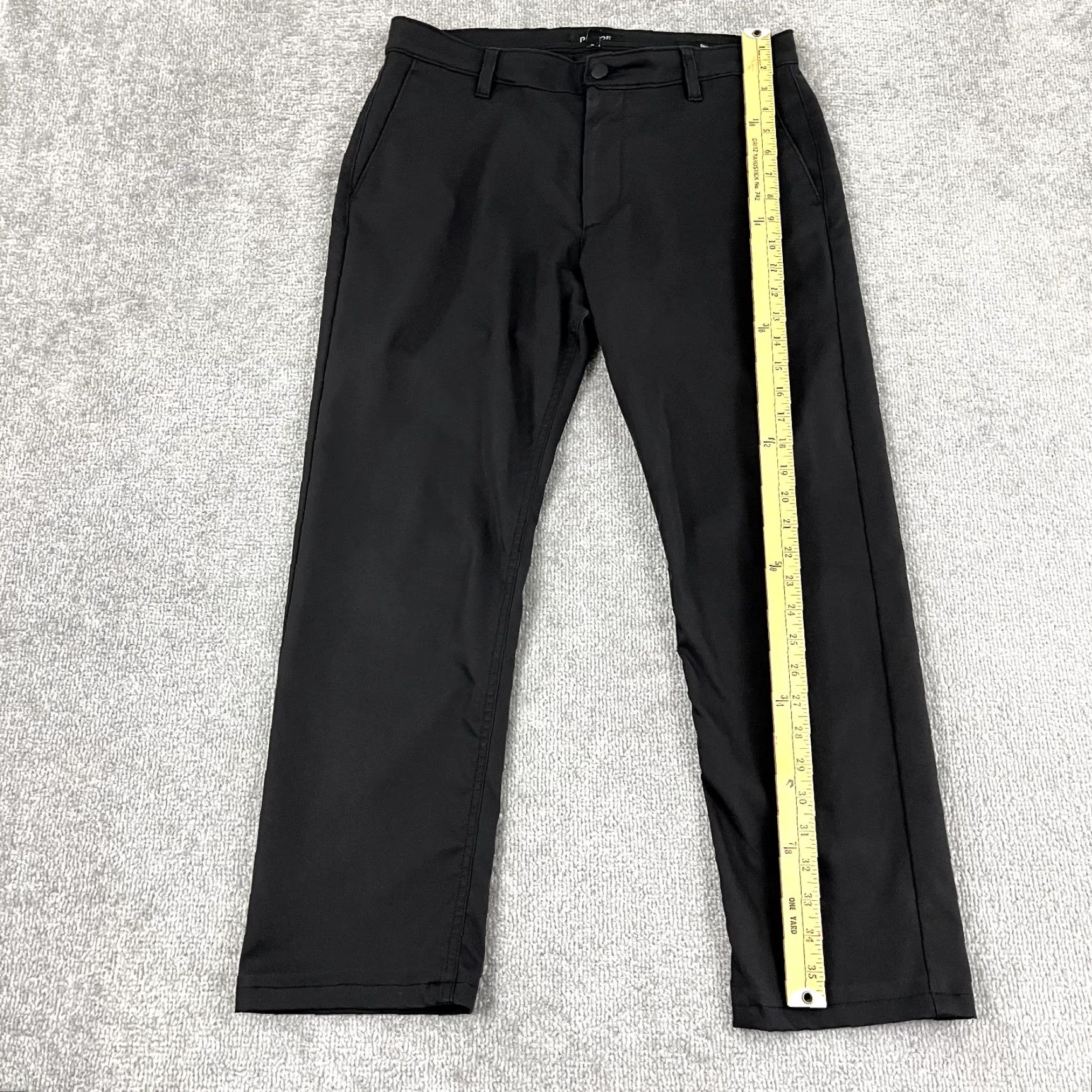 Vintage PROOF Pants Slim Fit Mens 32 x 26 Gray Chino Performance Casual Stretch P-530003 Size US 32 / EU 48 - 5 Thumbnail