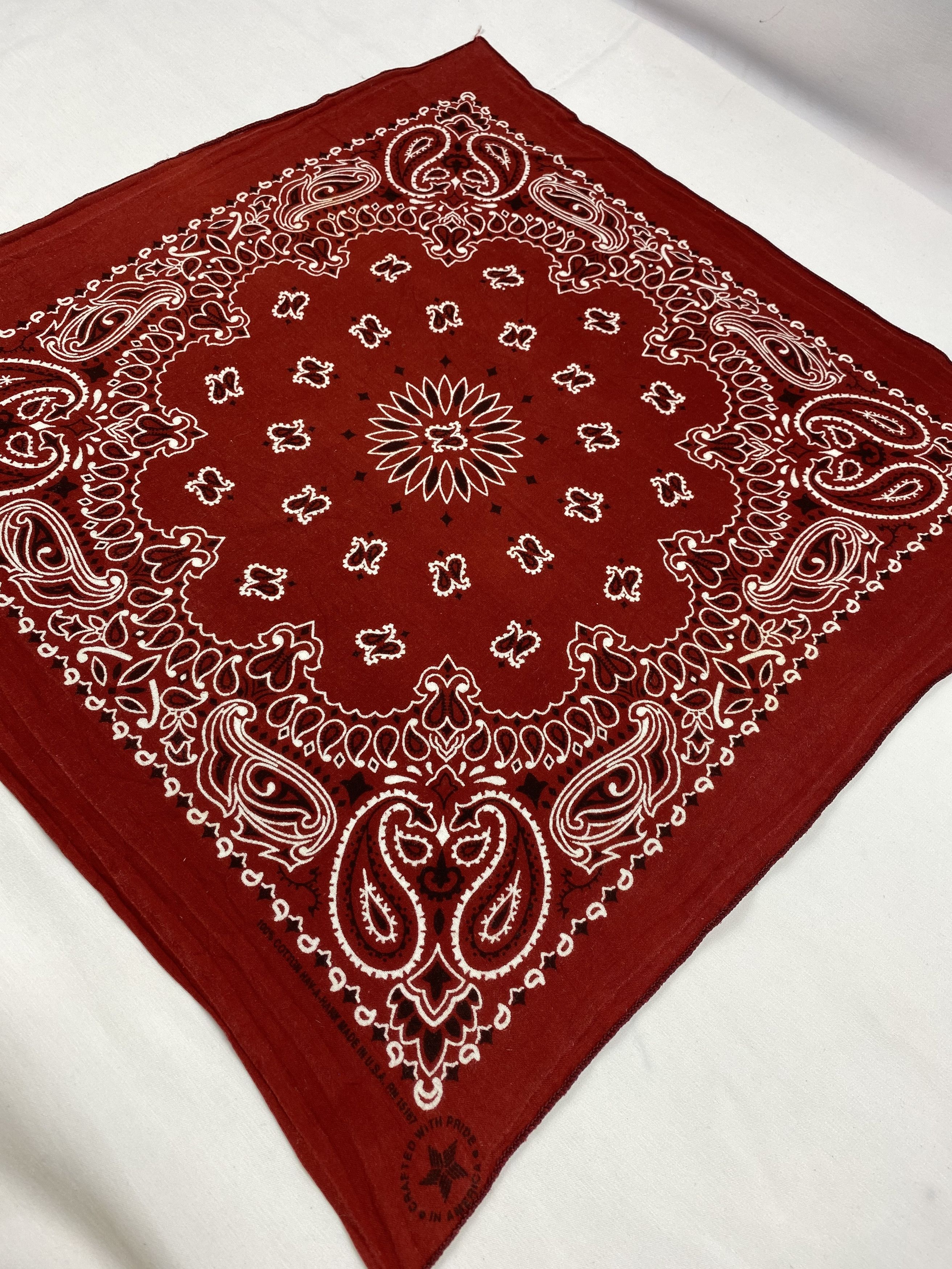Vintage Vintage Paislee Handkerchief / Bandana / Neckerchief Size ONE SIZE - 4 Thumbnail