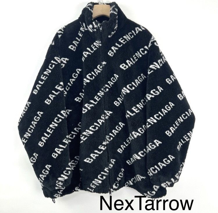 Balenciaga Balenciaga black and white bullet screen full logo teddy ja Size US XS / EU 42 / 0 - 1 Thumbnail