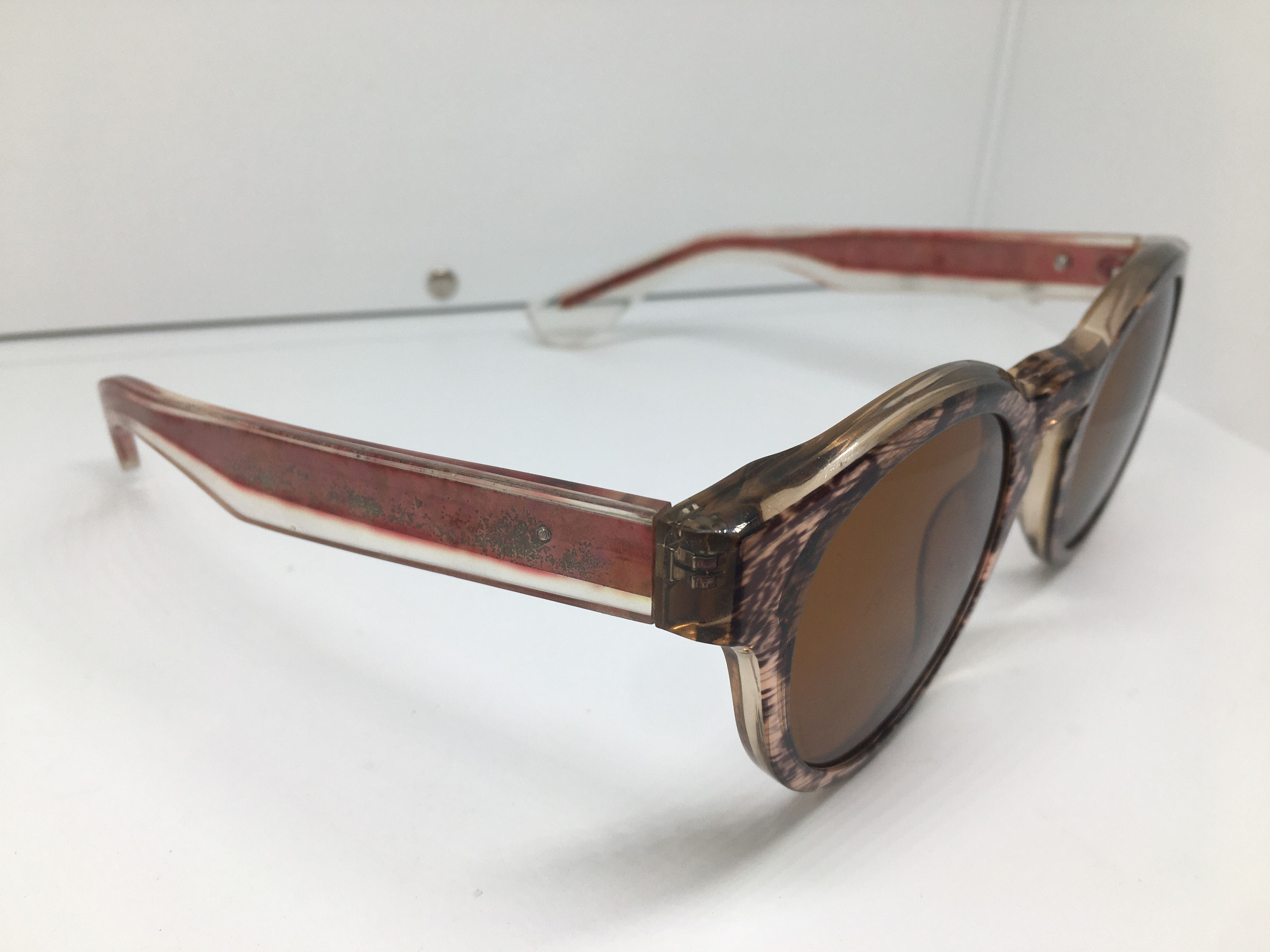 Vintage Vintage Hanmade Acetate Keyhole Sunglasses Frame Size ONE SIZE - 2 Thumbnail
