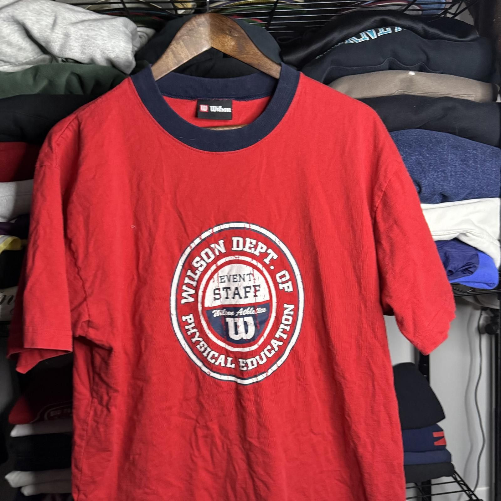 Wilson Vintage Wilson Event Staff T-Shirt Size US XL / EU 56 / 4 - 2 Thumbnail