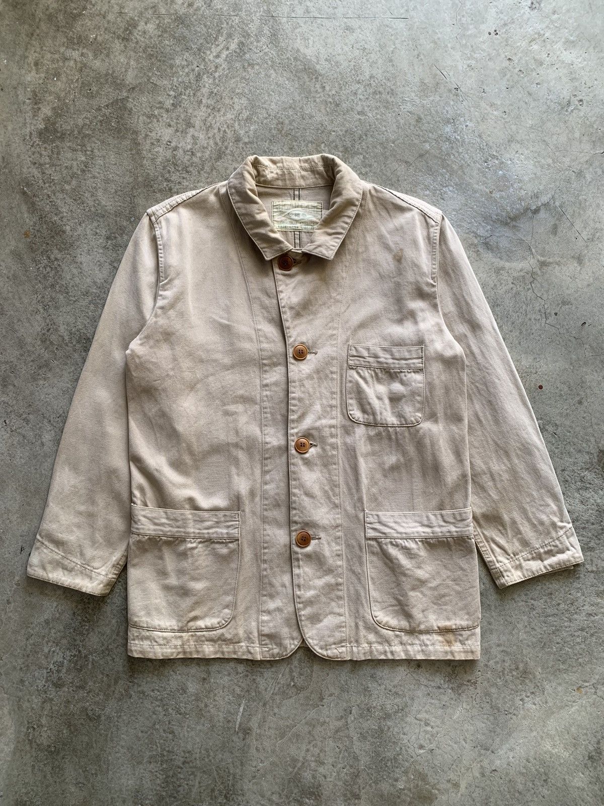 Sugar Cane × Toyo Enterprises Sugarcane by Toyo Enterprise French Workwear Design Jacket Size US M / EU 48-50 / 2 - 1 Thumbnail