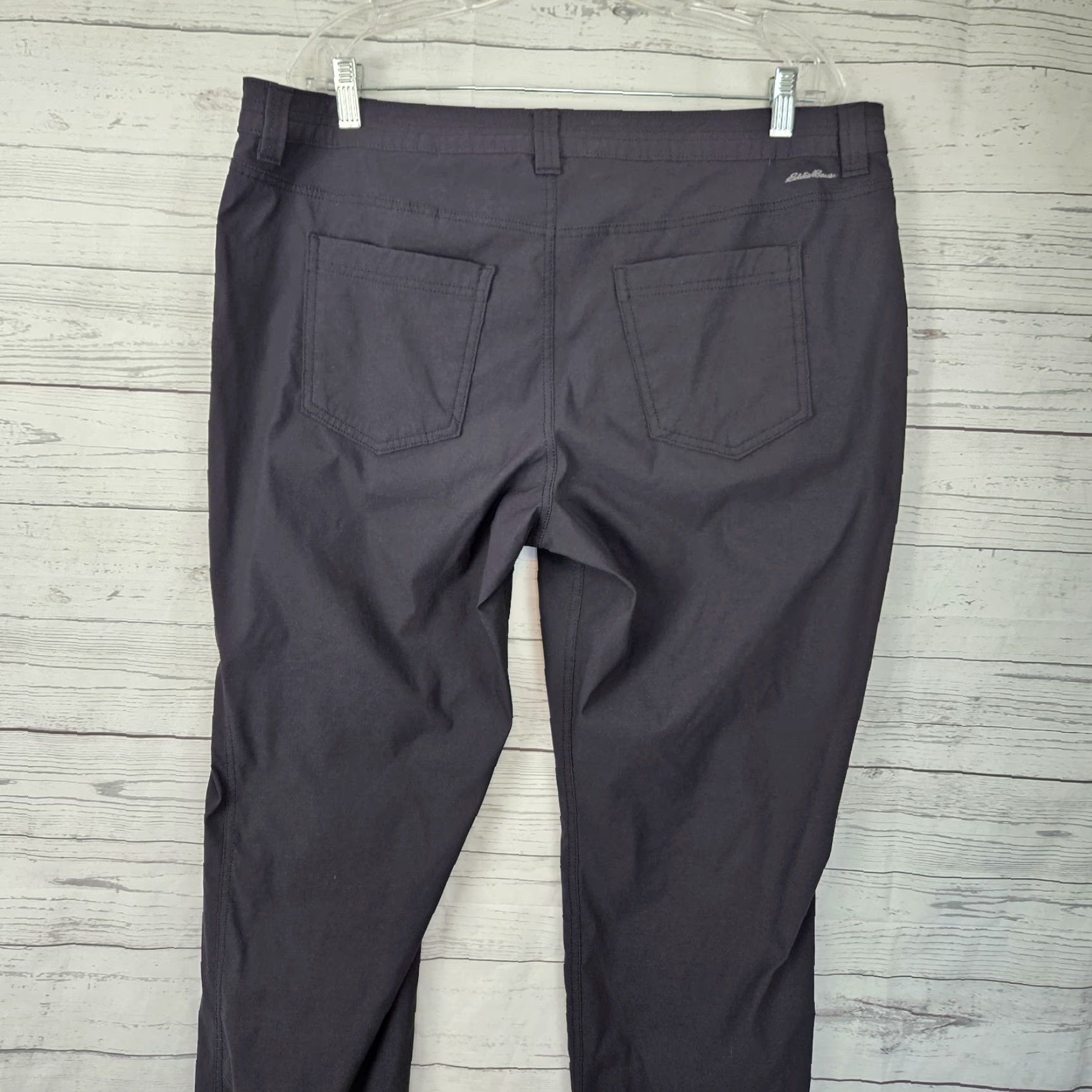 Eddie Bauer Eddie Bauer Womens Pants Sz 18 Solid Black High Rise Nylon Blend Size 40" / US 18 - 5 Thumbnail