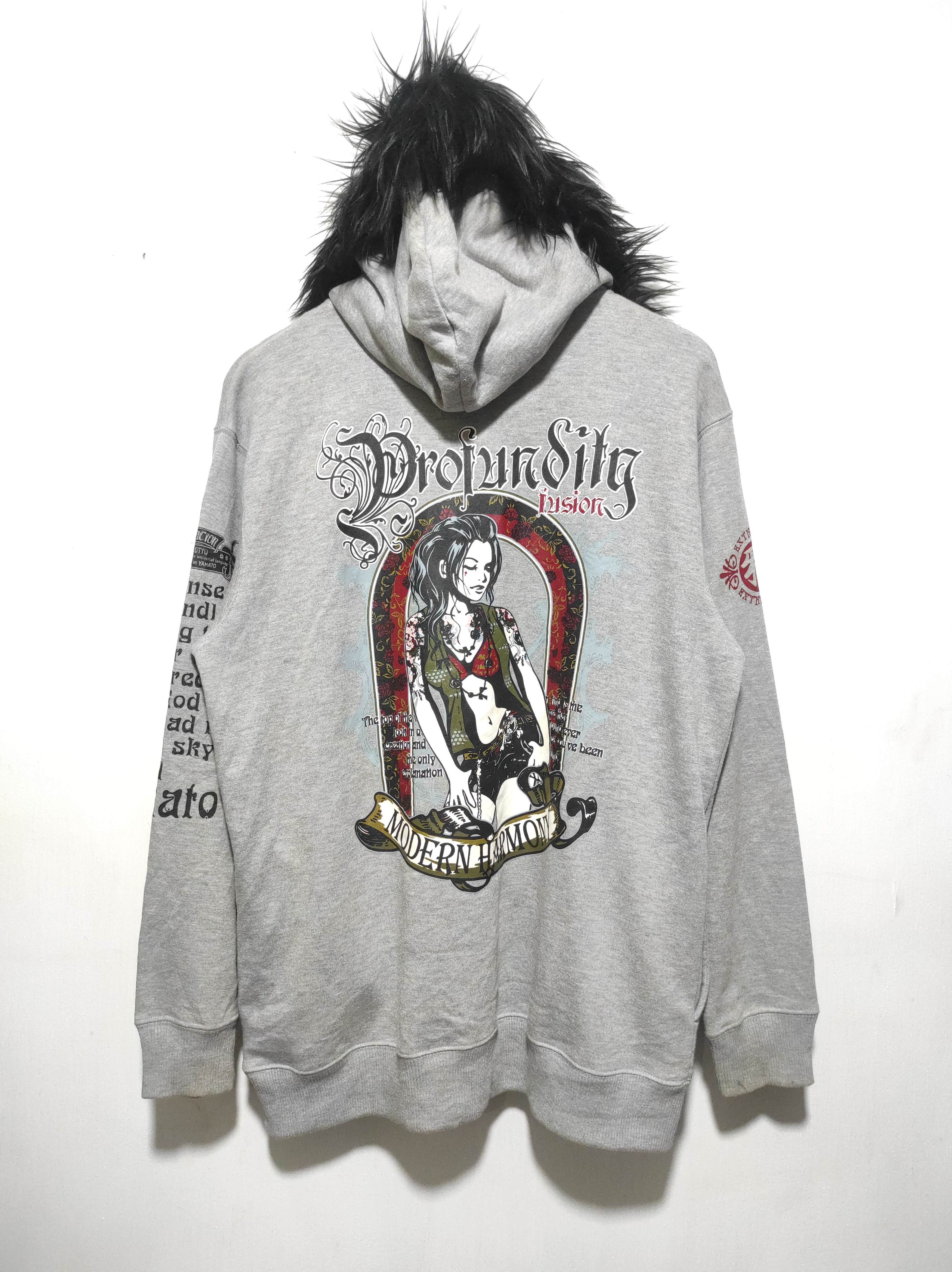 If Six Was Nine Profundity Fusion Modern Harmony Big Zipper Fur Hoodie Size US L / EU 52-54 / 3 - 22 Thumbnail
