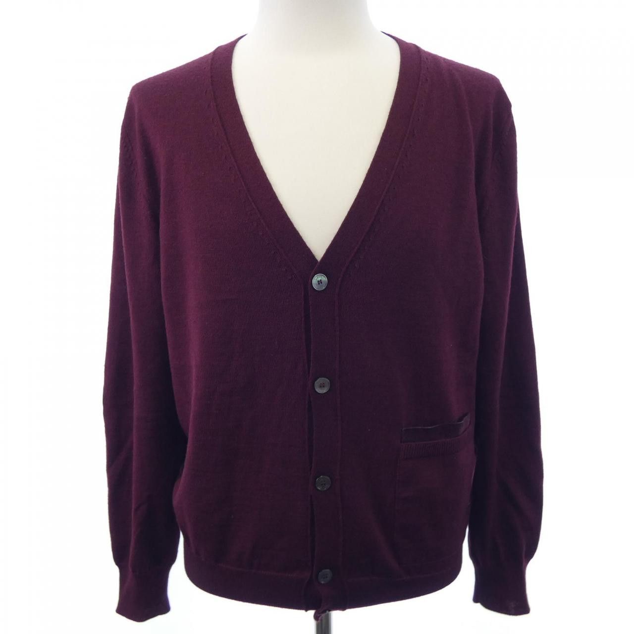 Louis Vuitton Louis Vuitton Louis Vuitton Cashmere Blend Cardigan Textile Tops H6N49EMC1 DUTY FREE for USA Size ONE SIZE - 1 Thumbnail