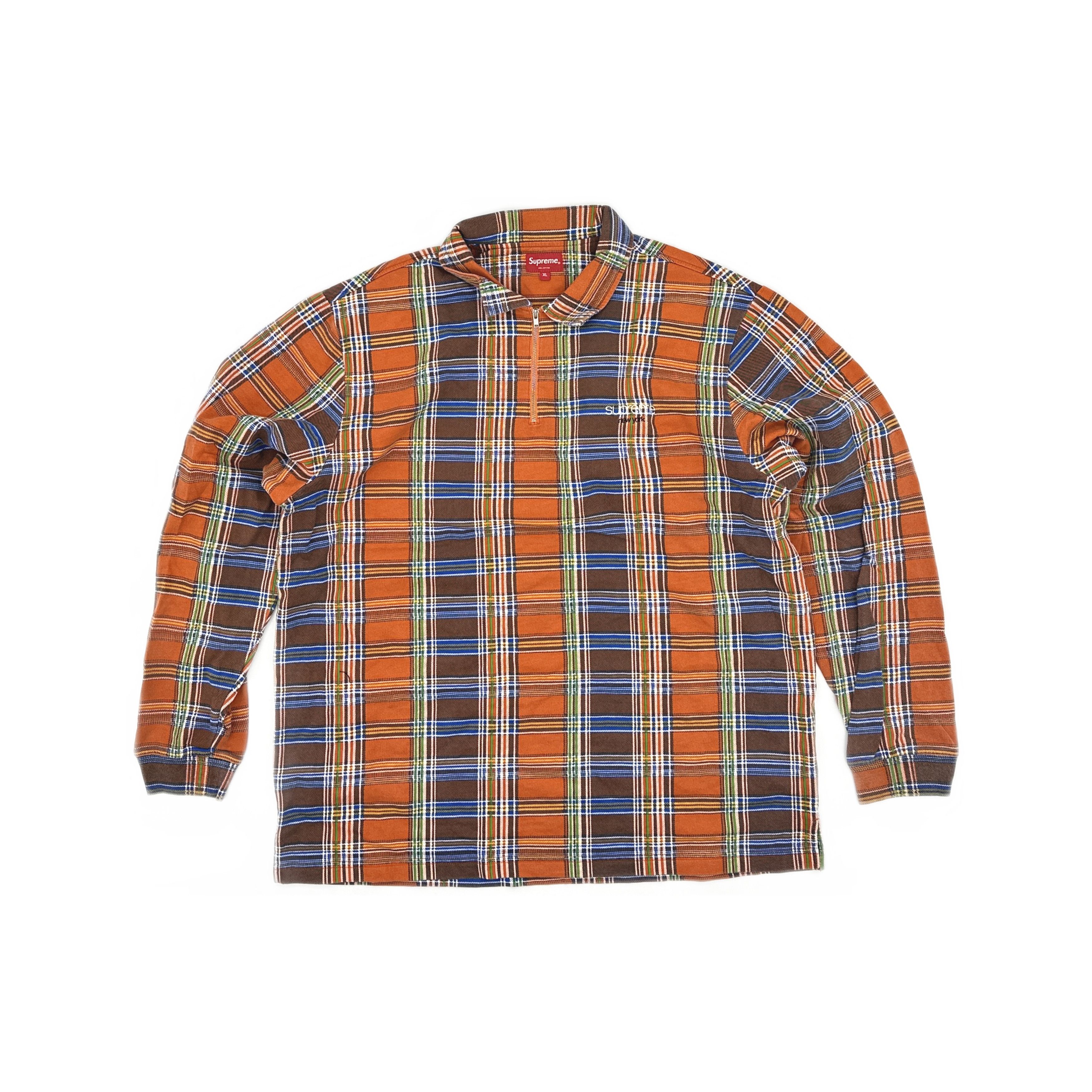 Supreme Supreme Vertical Stripe Knit Long Sleeve Polo | Grailed