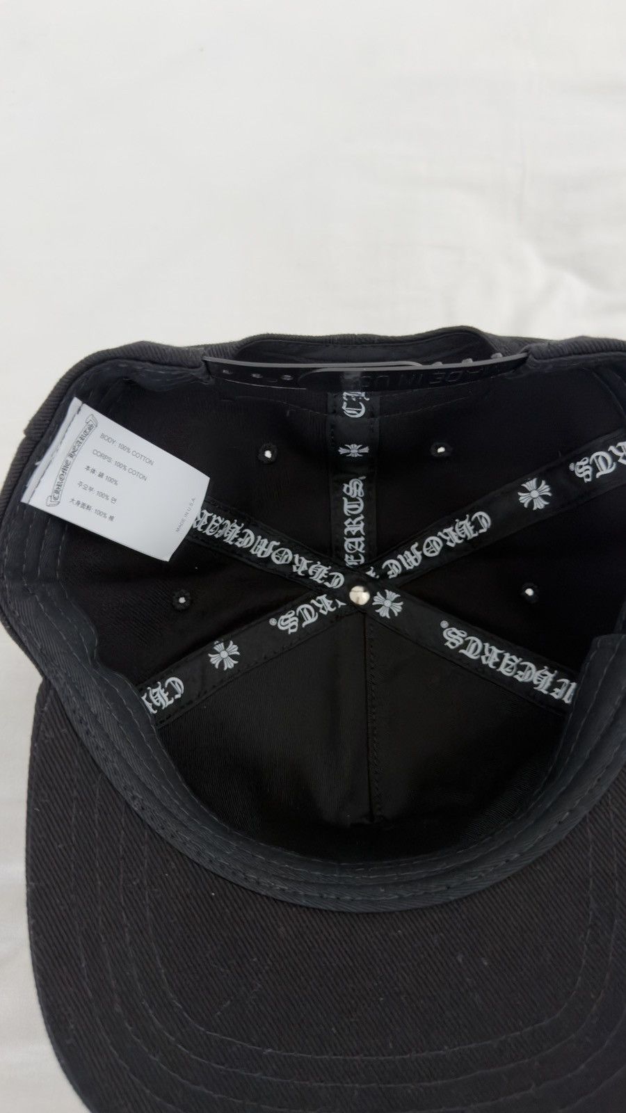 Chrome Hearts Chrome Hearts Fleur Denim Hat Size ONE SIZE - 4 Thumbnail
