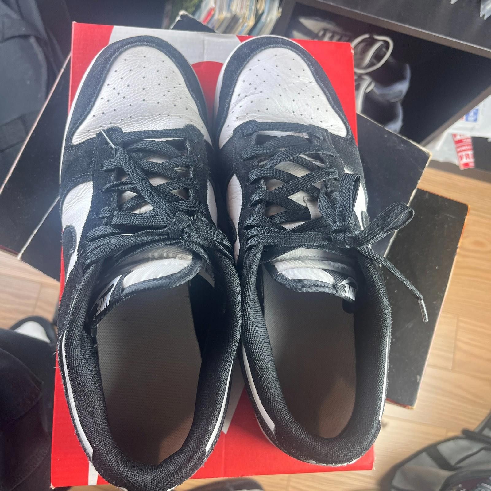 Nike Nike Panda Black White Dunk Low Retro SE 11.5 Size US 11.5 / EU 44-45 - 6 Thumbnail