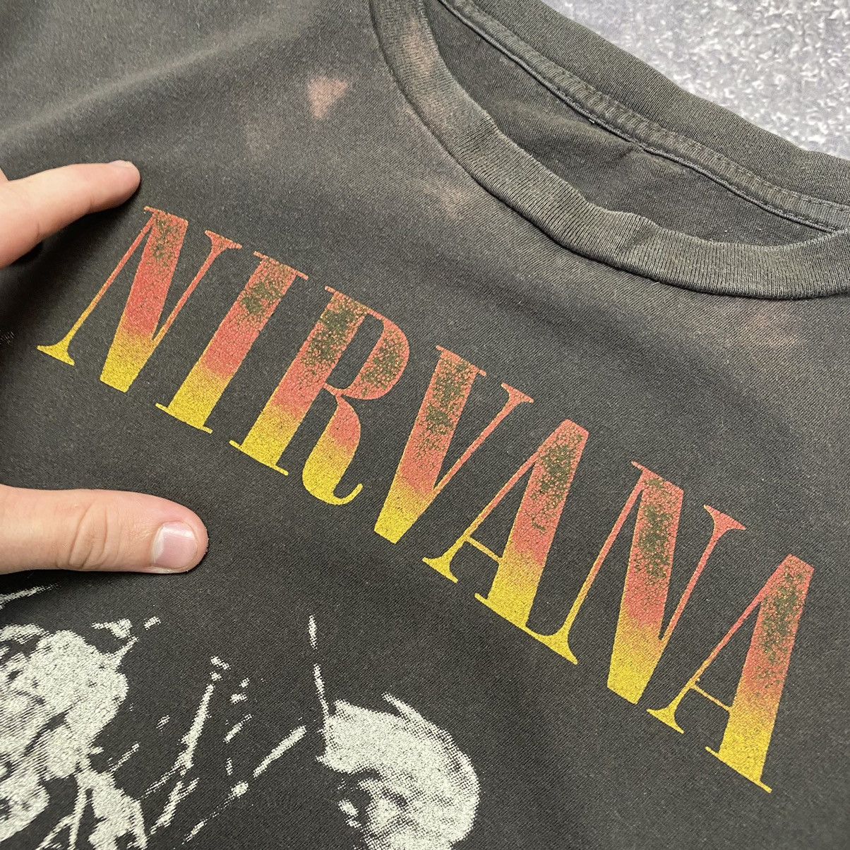 Band Tees × Vintage Vintage Nirvana Very Rare 90’s Bug Graphic logo tee Size US L / EU 52-54 / 3 - 4 Thumbnail