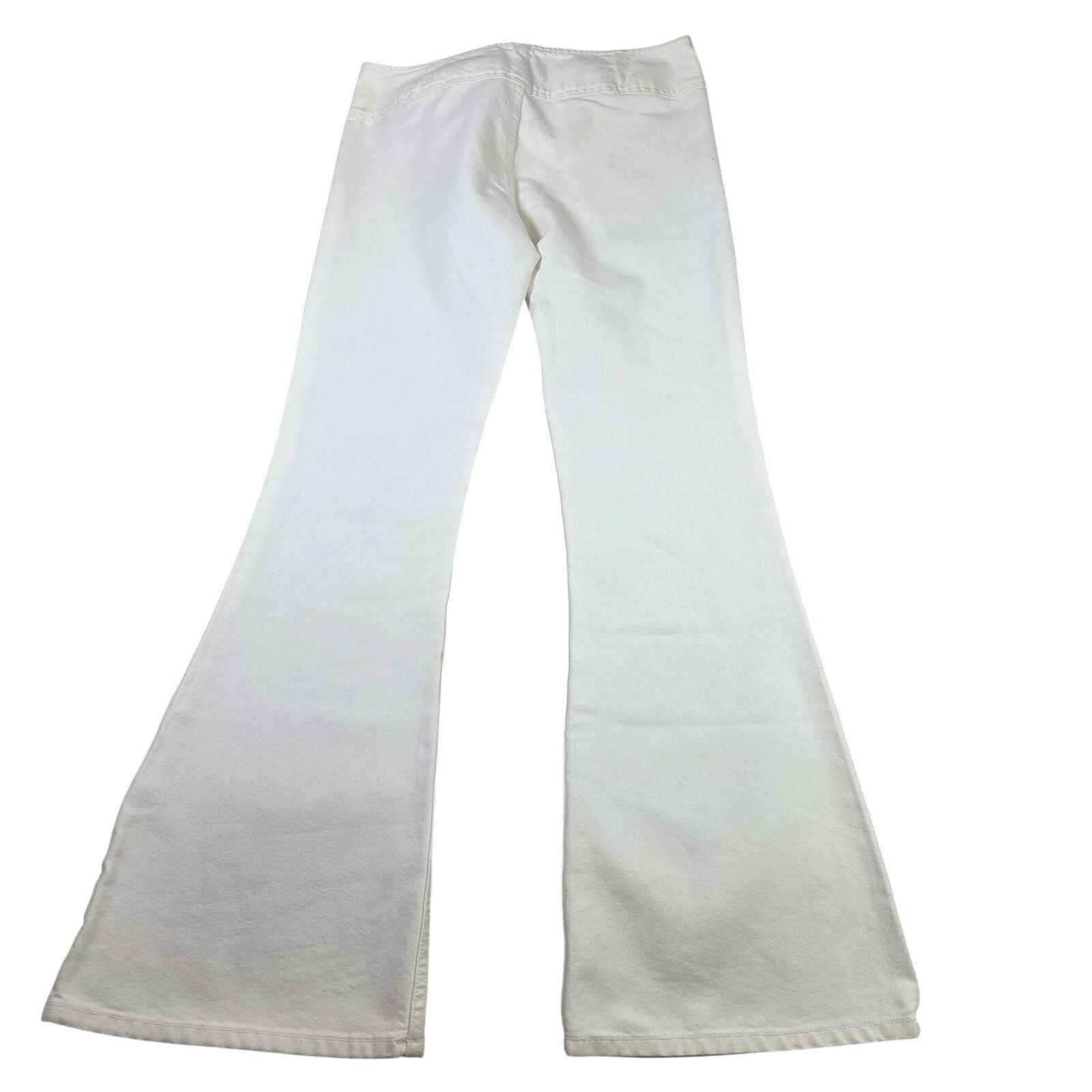 Vintage Juicy Jeans USA White Low Rise Flare Pants Size 30 Size 30" / US 8 / IT 44 - 2 Thumbnail