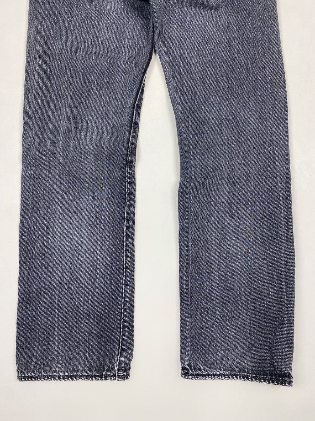 Levi's Levi’s 501 Washed Gray Distressed Denim Pants 30X30 Size US 30 / EU 46 - 7 Thumbnail