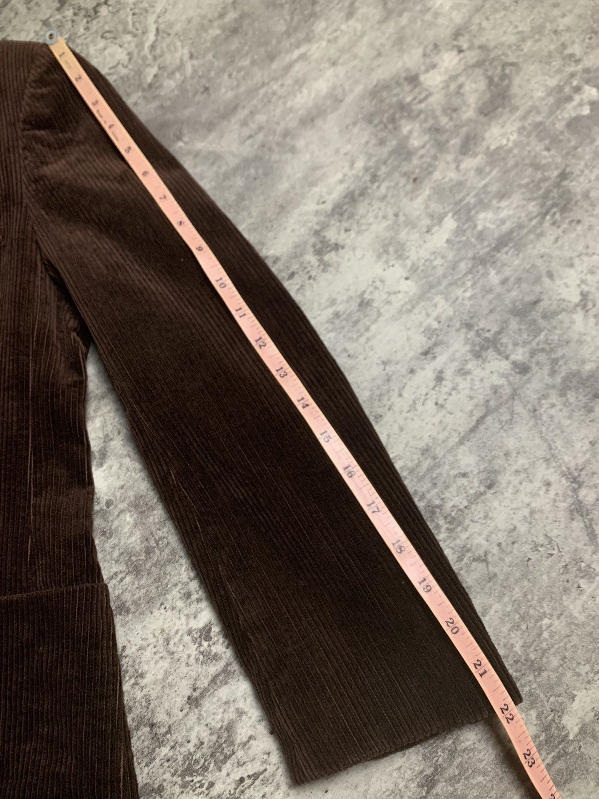Yves Saint Laurent VINTAGE 90s YVES SAINT LAURENT PARIS BROWN CORDUROY BLAZER Size M / US 6-8 / IT 42-44 - 14 Thumbnail