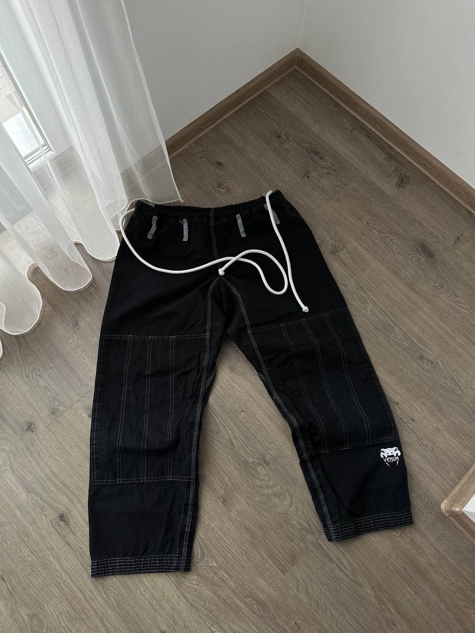 Japanese Brand × Vintage Vintage Venum UFC Training Black Big Logo Japanese Pants Size US 32 / EU 48 - 5 Thumbnail
