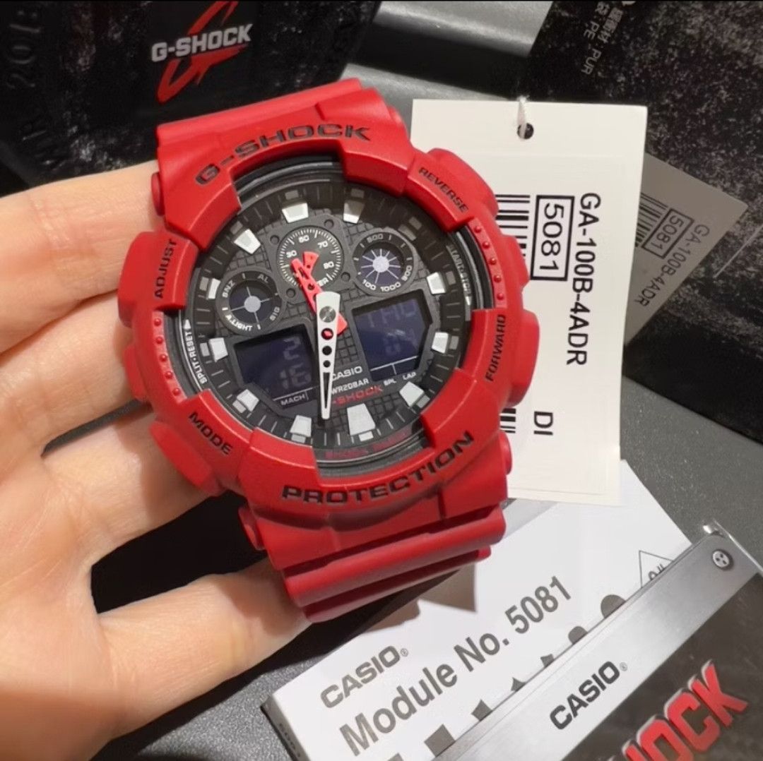 Casio × G Shock Casio G Shock GA-100B-4ADR Size ONE SIZE - 2 Thumbnail