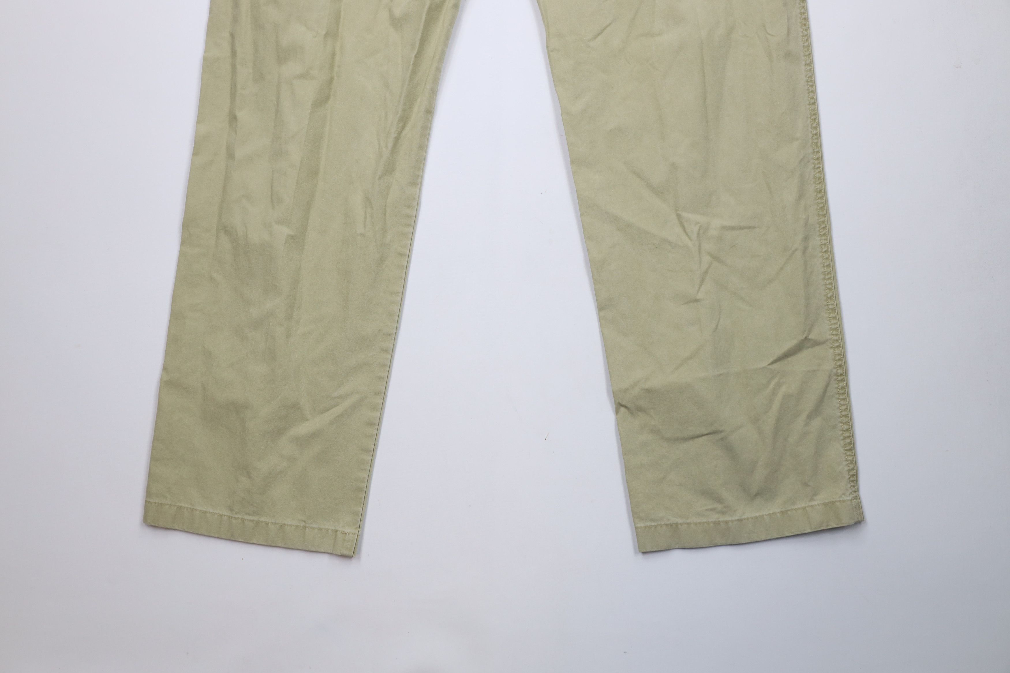 L.L. Bean × Vintage Vintage LL Bean Stonewash Wide Leg Cargo Pants Beige Cotton Size US 37 - 15 Thumbnail