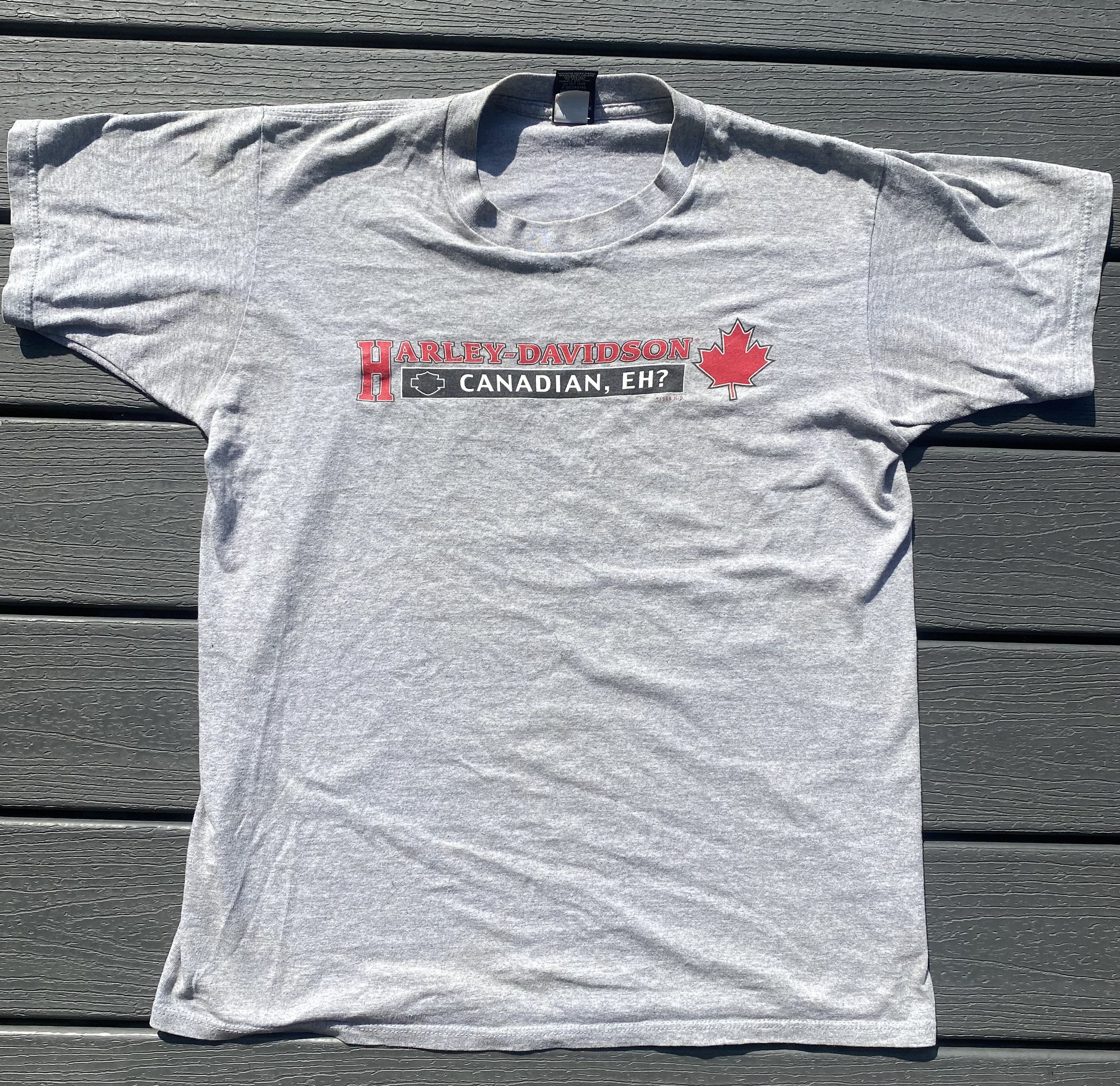 Vintage Harley Harley Davidson Grey T Shirt Harley Davidson Grey T