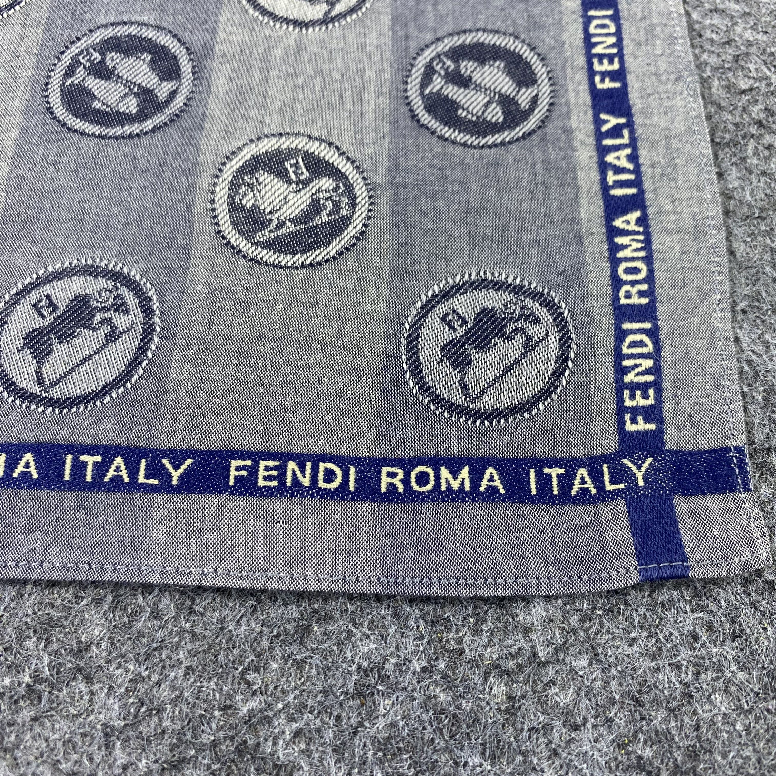 Fendi Fendi Handkerchief Neckerchief Bandana-B2047 Size ONE SIZE - 7 Thumbnail