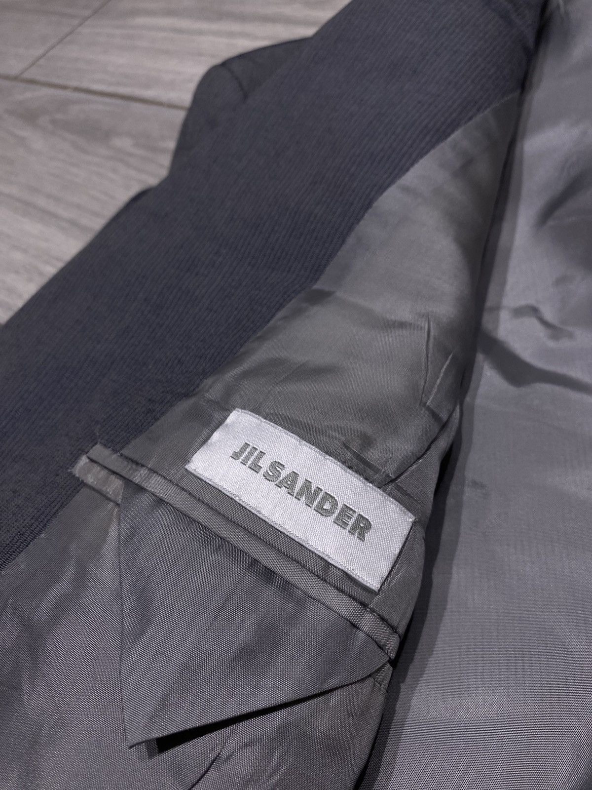 Jil Sander VERY VINTAGE Jil Sander Men Grey Cotton Blazer Jacket crazy Size 52L - 5 Thumbnail