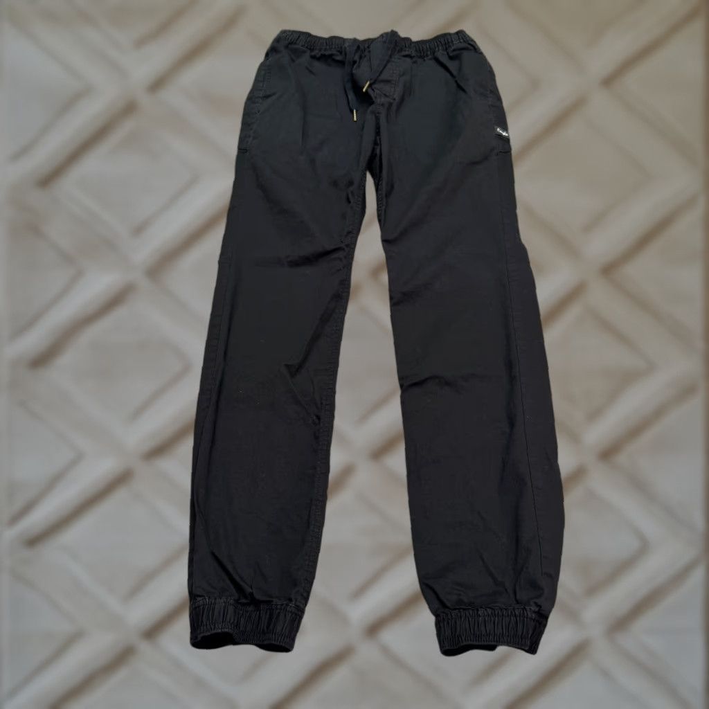 Barney Cools VINTAGE Barney Cools Jogger Pants Men 30 Black Cotton Spandex Tapered Leg Casual Sportswear Size US 30 / EU 46 - 1 Thumbnail