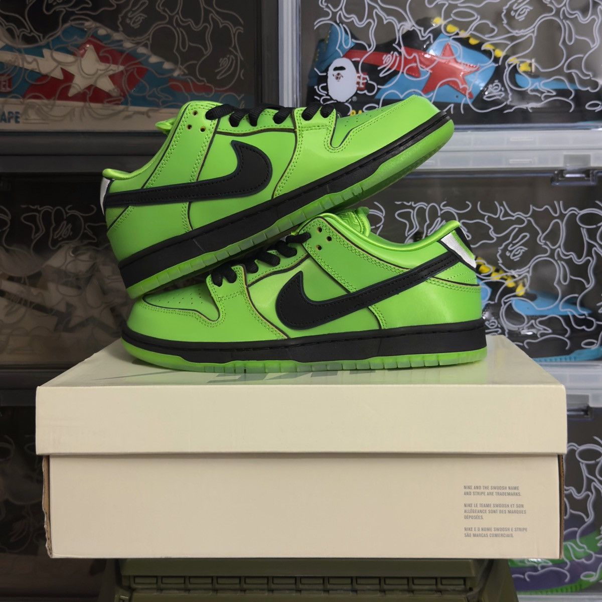 Nike SB Nike SB Dunk Low The Powerpuff Girls Buttercup 2023 Size US 7.5 / EU 40-41 - 1 Thumbnail