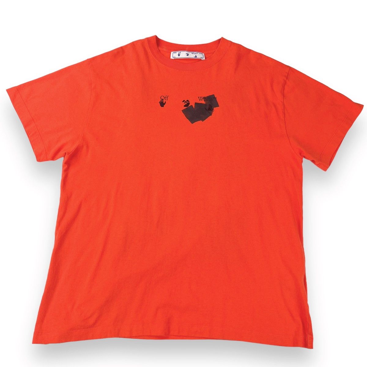 Off-White Off-White Jumbo Marker Orange T Shirt Size US L / EU 52-54 / 3 - 2 Thumbnail