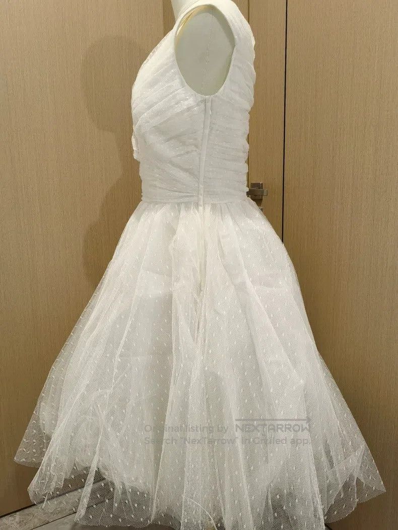 Valentino Valentino White moonlight dress skirt Size M / US 6-8 / IT 42-44 - 4 Thumbnail