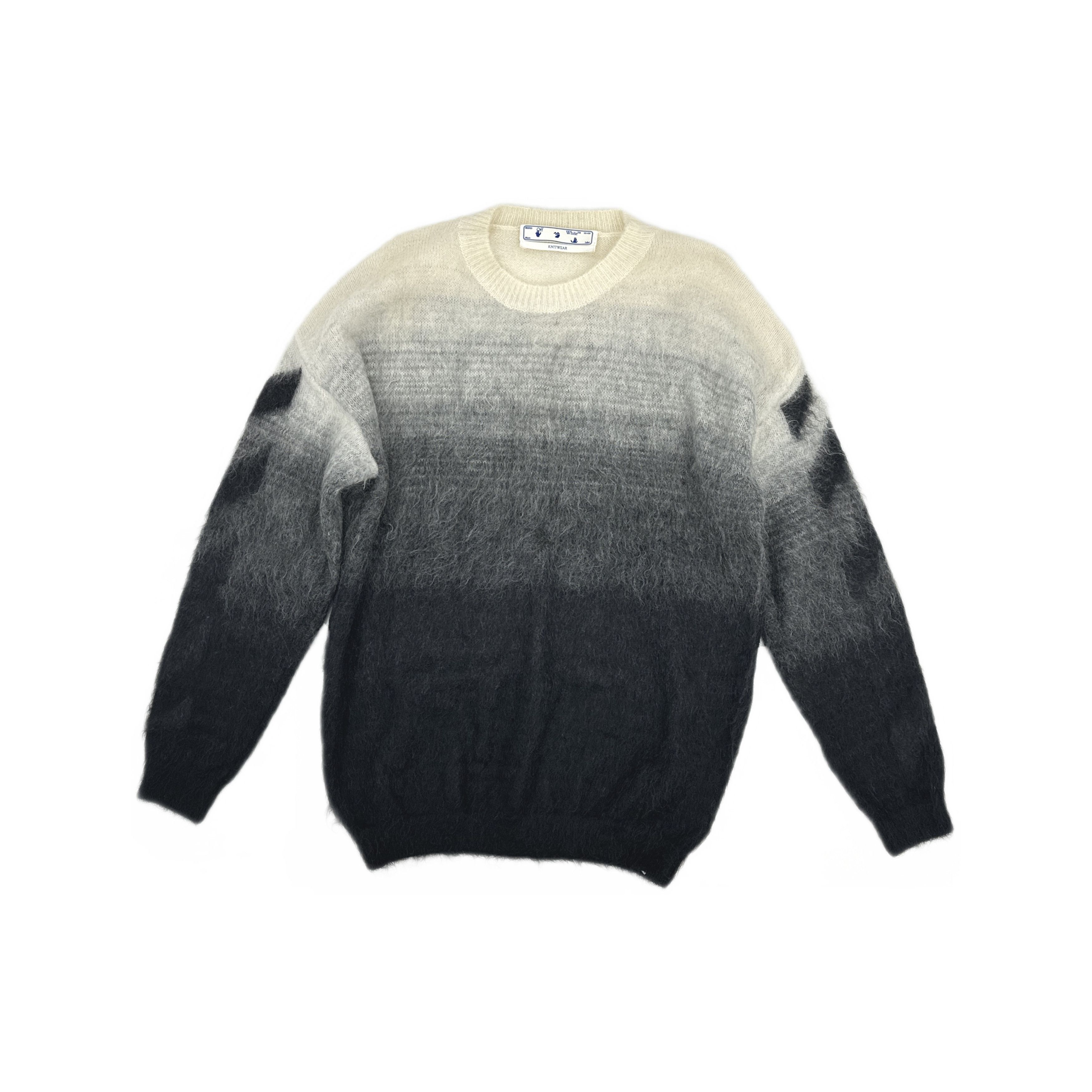 Off-White OFF-WHITE Gradient Mohair Sweater Size L Size US L / EU 52-54 / 3 - 1 Thumbnail