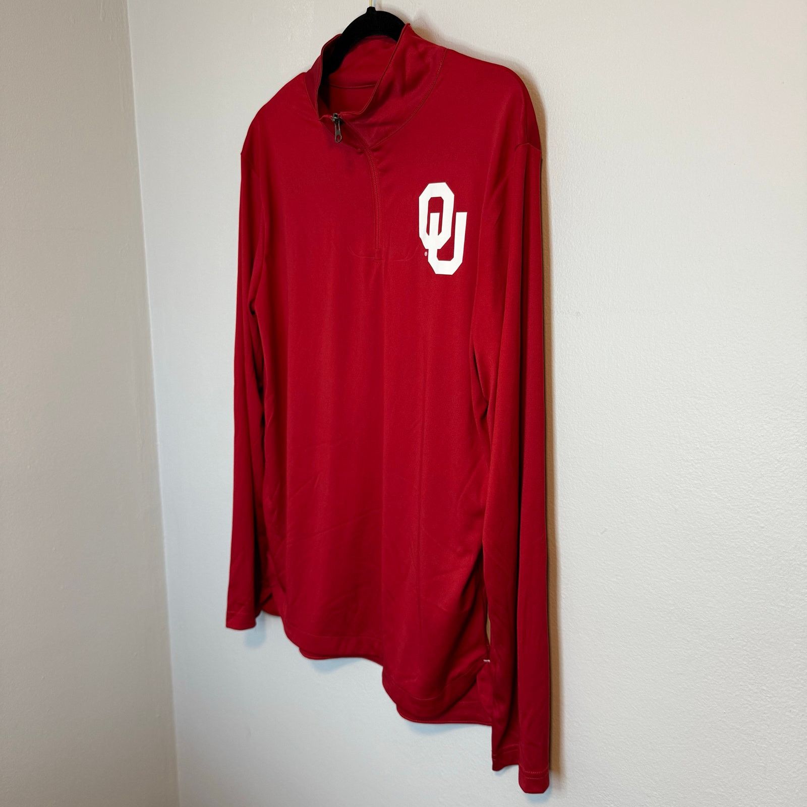 NCAA Oklahoma University Sooners Fanatics Quarter Zip Size M NWT Size US M / EU 48-50 / 2 - 6 Thumbnail