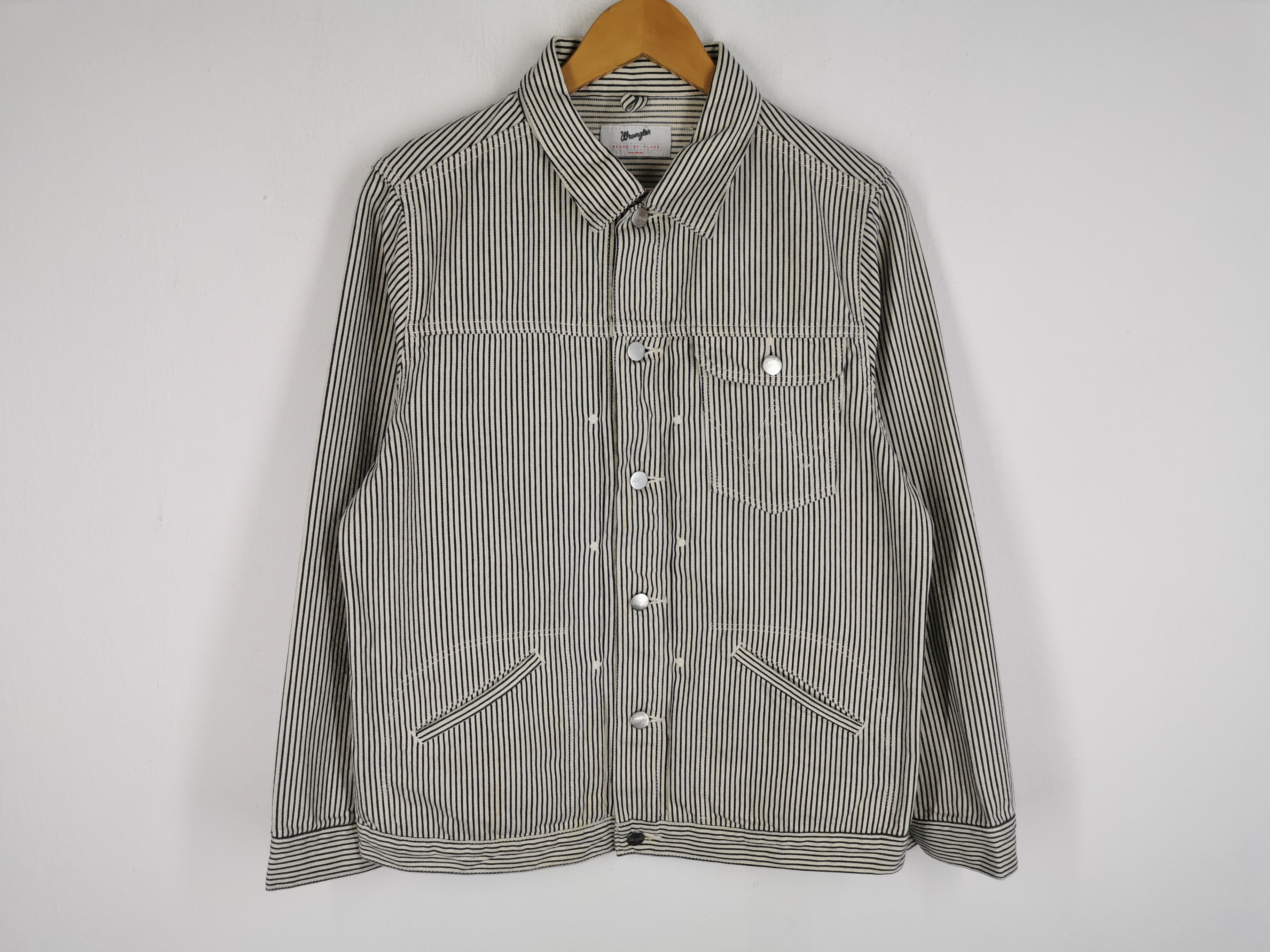 Wrangler Vintage Wrangler X Sense Of Place Hickory Denim Jacket Size US M / EU 48-50 / 2 - 2 Thumbnail